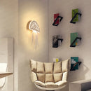 GobekUsa LED Jellyfish Wall Lamp for Modern Indoor Decor, Nordic Bedside Sconce