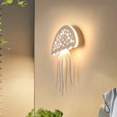 GobekUsa LED Jellyfish Wall Lamp for Modern Indoor Decor, Nordic Bedside Sconce