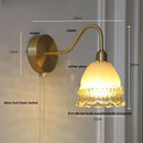 GobekUsa LED Jellyfish Wall Lamp: Modern Nordic Design, with Pull Chain Switch