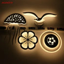 GobekUsa LED Jellyfish Wall Sconce Light for Modern Indoor Living Room Bedroom Stair Lamp