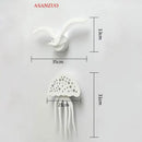 GobekUsa LED Jellyfish Wall Sconce Light for Modern Indoor Living Room Bedroom Stair Lamp