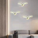 GobekUsa LED Jellyfish Wall Sconce Light for Modern Indoor Living Room Bedroom Stair Lamp