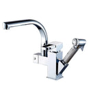 GobekUsa LED Kitchen Faucet Mixer with Swivel Spouts and Pull-Out Spray