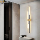 GobekUsa LED Long Wall Lamp: Modern Nordic Design for Living Room, Bedroom, Aisle