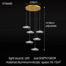 GobekUsa LED Lotus Staircase Chandelier: Modern Design for Hotel Lobby, Villa, Kitchen Lighting