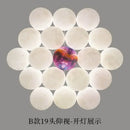 GobekUsa LED Lunar Ball Chandeliers for Living Bedroom Home Decor Lighting