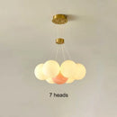 GobekUsa LED Lunar Ball Chandeliers for Living Bedroom Home Decor Lighting