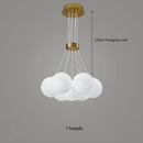 GobekUsa LED Lunar Ball Chandeliers for Living Bedroom Home Decor Lighting