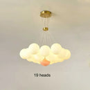 GobekUsa LED Lunar Ball Chandeliers for Living Bedroom Home Decor Lighting