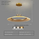 GobekUsa LED Luxury Ring Chandelier for Living Room Decoration