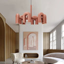 GobekUsa LED Macaron Pendant Chandelier - Modern U Shape Hanging Lamp