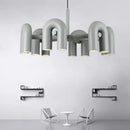 GobekUsa LED Macaron Pendant Chandelier - Modern U Shape Hanging Lamp