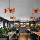 GobekUsa LED Macaron Pendant Chandelier - Modern U Shape Hanging Lamp