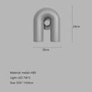 GobekUsa LED Macaron Pendant Chandelier - Modern U Shape Hanging Lamp