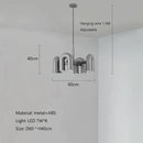 GobekUsa LED Macaron Pendant Chandelier - Modern U Shape Hanging Lamp