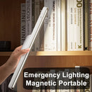 Minimalist white & black magnetic desk lamp bedroom reading light by Decorbites