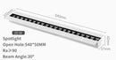 GobekUsa Led Magnetic Downlight: Modern, Recessed, 90Ra, Indoor Ceiling Linear Grille Spot Lighting