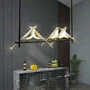 GobekUsa LED Magpie Bird Pendant Light Chandelier - Modern Decor for Living & Dining Room