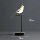 GobekUsa LED Magpie Bird Pendant Light Chandelier - Modern Decor for Living & Dining Room