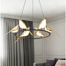 GobekUsa LED Magpie Bird Pendant Light Chandelier - Modern Decor for Living & Dining Room