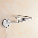 GobekUsa LED Makeup Mirror 8" Round Wall Mounted Magnifying Bathroom Mirror