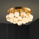GobekUsa LED Marble Balls Chandelier for Dinning Room