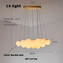 GobekUsa LED Marble Balls Chandelier for Dinning Room