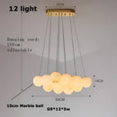 GobekUsa LED Marble Balls Chandelier for Dinning Room