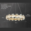 GobekUsa LED Marble Chandelier: Modern Lighting for Living Room, Bedroom, or Restaurant.