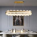 GobekUsa LED Marble Chandelier: Modern Lighting for Living Room, Bedroom, or Restaurant.