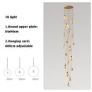 GobekUsa LED Marble Gold Chandelier for Living Room, 2025 Trend Lustre Lighting