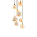 GobekUsa LED Marble Gold Chandelier for Living Room, 2025 Trend Lustre Lighting