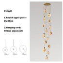 GobekUsa LED Marble Gold Chandelier for Living Room, 2025 Trend Lustre Lighting