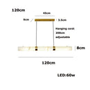 GobekUsa LED Marble Hanging Lamps - White Alabaster