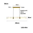 GobekUsa LED Marble Hanging Lamps - White Alabaster