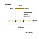 GobekUsa LED Marble Hanging Lamps - White Alabaster