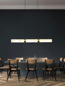 GobekUsa LED Marble Hanging Lamps - White Alabaster