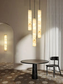 GobekUsa LED Marble Hanging Lamps - White Alabaster