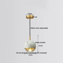 GobekUsa LED Marble Pendant Lamp: Modern Luxury Hanging Light for Home, Restaurant & Bedroom