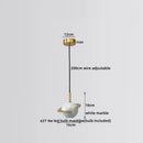 GobekUsa LED Marble Pendant Lamp: Modern Luxury Hanging Light for Home, Restaurant & Bedroom