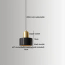 GobekUsa LED Marble Pendant Lamp: Modern Luxury Hanging Light for Home, Restaurant & Bedroom