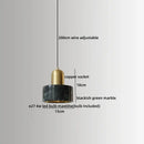GobekUsa LED Marble Pendant Lamp: Modern Luxury Hanging Light for Home, Restaurant & Bedroom