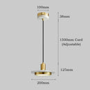 GobekUsa LED Marble Pendant Lights: Luxury Home Decor Chandelier for Dining Table and Bedroom