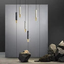 GobekUsa LED Marble Stone Pendant Light for Dining Room