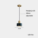 GobekUsa LED Marble Stone Pendant Light for Dining Room