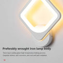Modern black & white led metal acrylic wall light bedroom sconce by Decorbites
