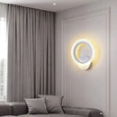 Modern black & white led metal acrylic wall light bedroom sconce by Decorbites