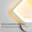 Modern black & white led metal acrylic wall light bedroom sconce by Decorbites