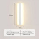 Modern black & white led metal acrylic wall light bedroom sconce by Decorbites