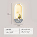 Modern black & white led metal acrylic wall light bedroom sconce by Decorbites